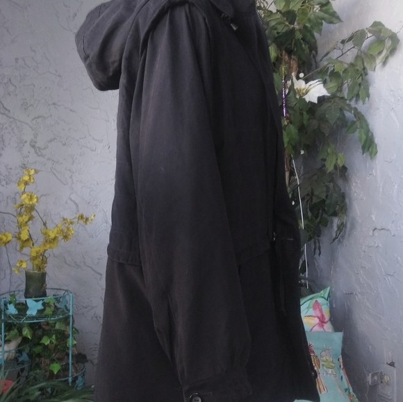 Vintage Black London Fog Coat Size Medium - Picture 3 of 16